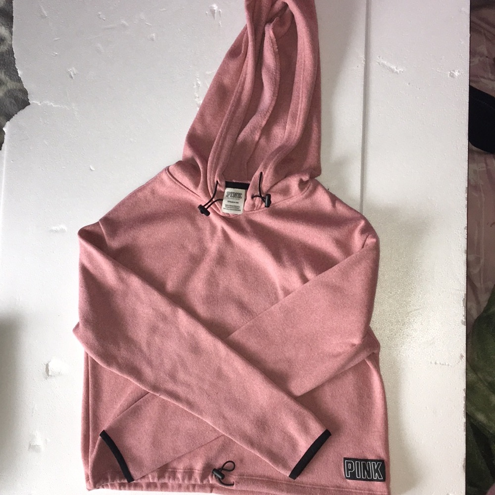 Pink sweater/pull over hoodie
